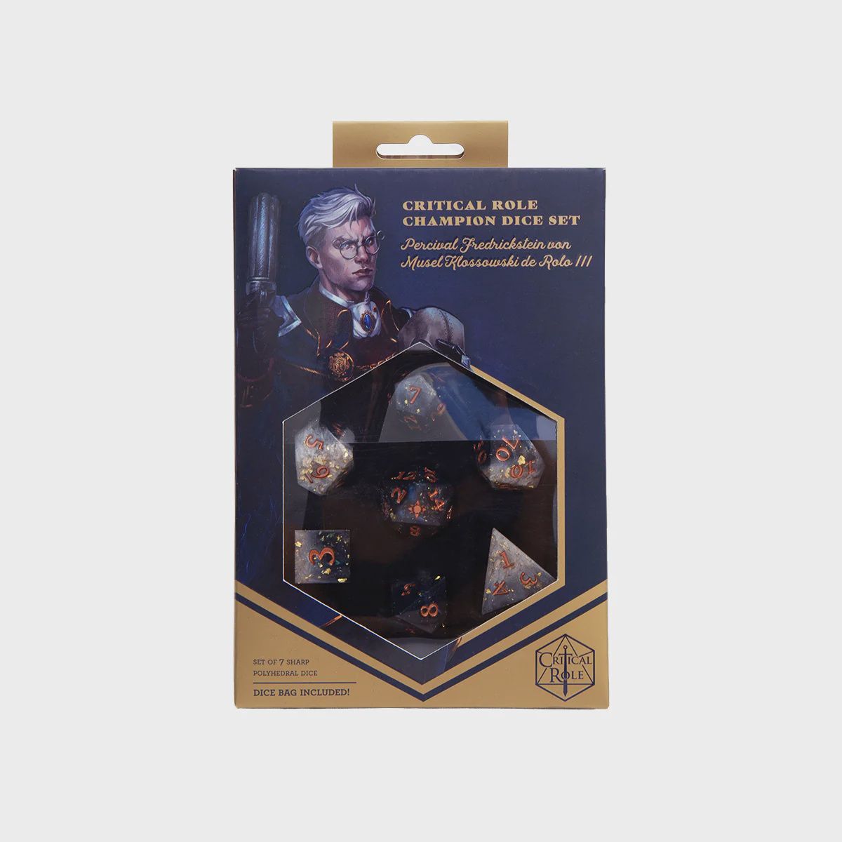 Critical Role: Champion Dice Set- Percy De Rolo III
