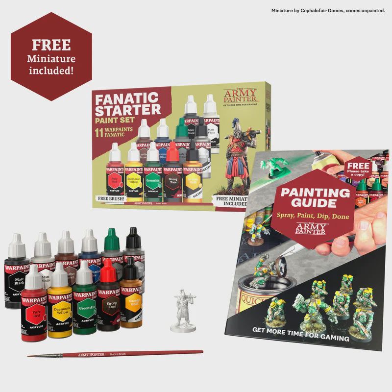The Army Painter: Fanatic Starter Paint Set