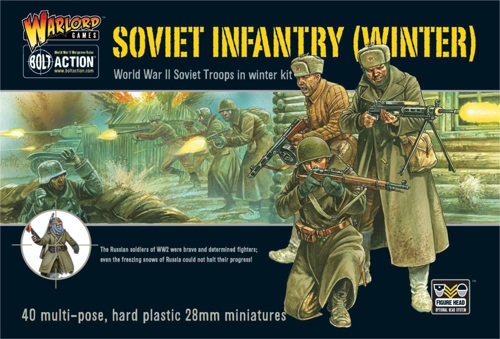 Bolt Action: Soviet Infantry (Winter) Plastic Box Set