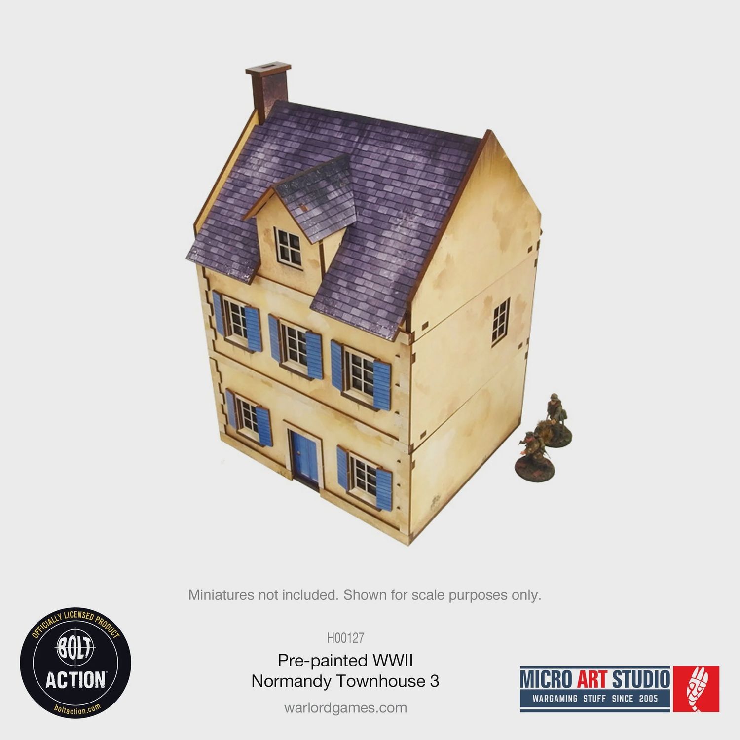 Warlord Games: Pre-painted WW2 Normandy Townhouse: 3