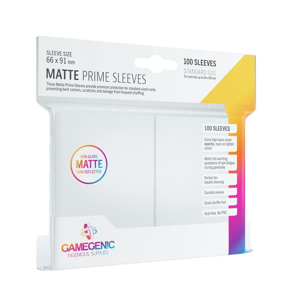 Gamegenic: Matte Prime Sleeves: White (100)