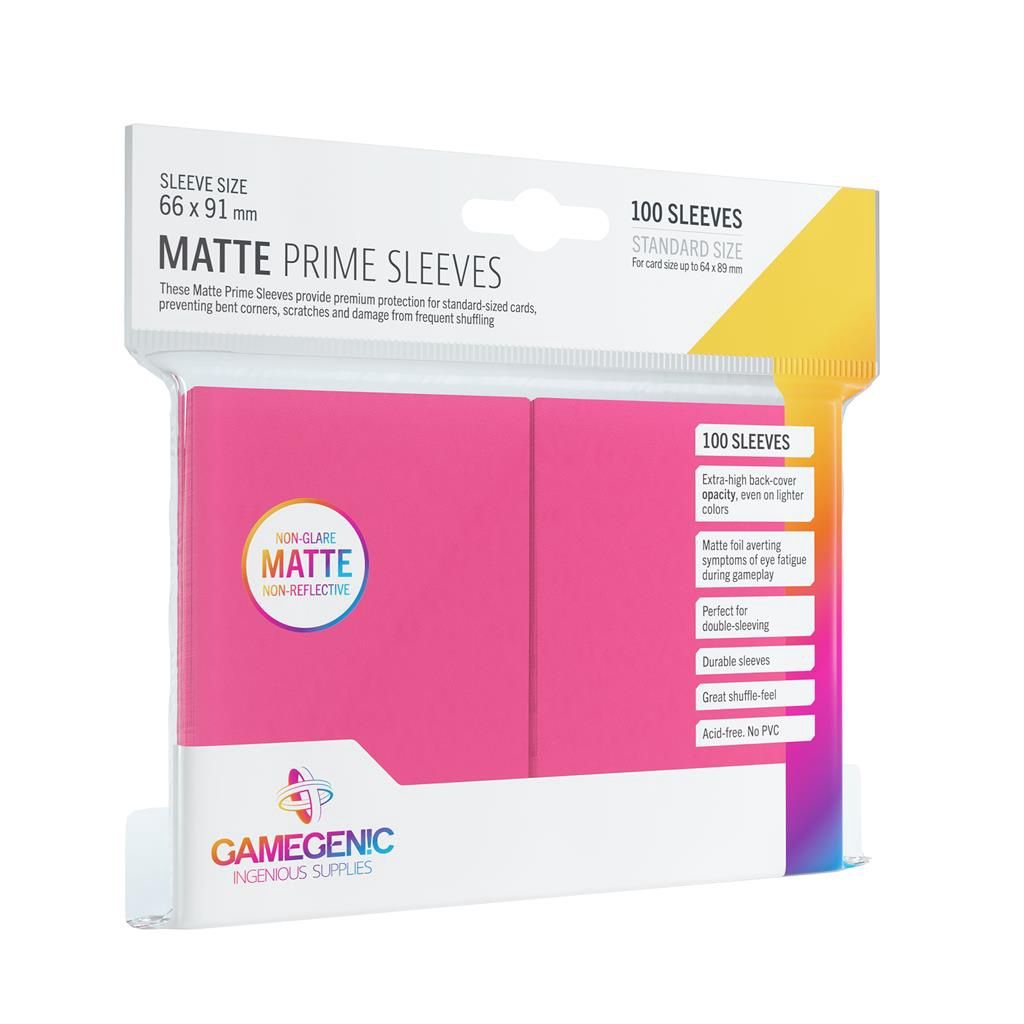 Gamegenic: Matte Prime Sleeves: Pink (100)