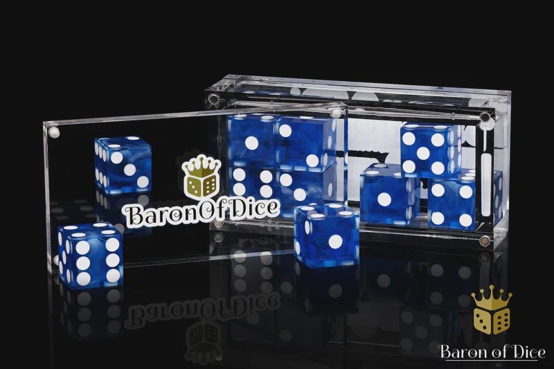 Baron of Dice: Precision Dice- Blue (10d6)