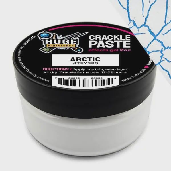 Huge Miniatures: Artic Crackle Paste