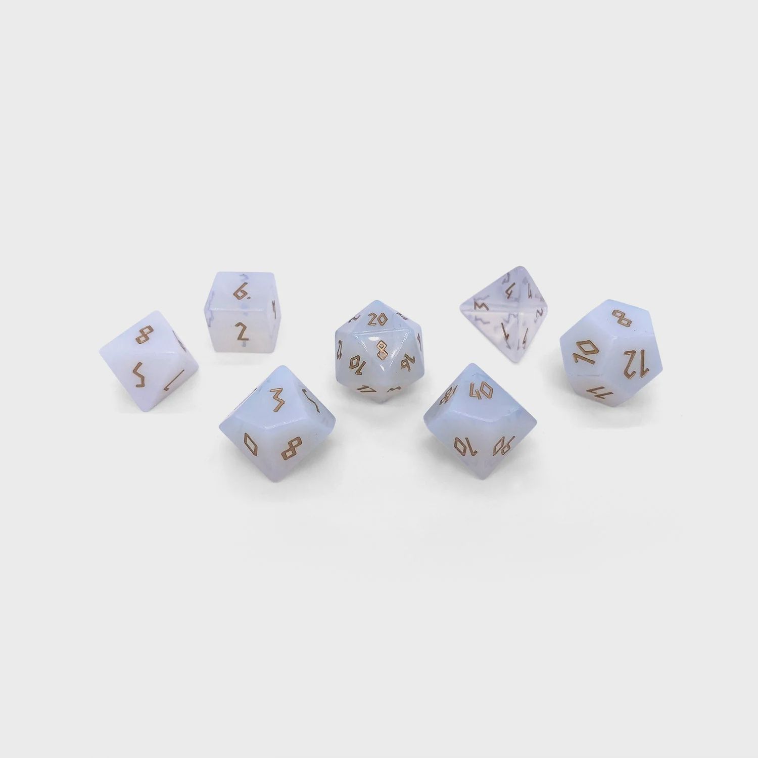 Norse Foundry: Opalite - RPG 7 Set Gemstone Dice