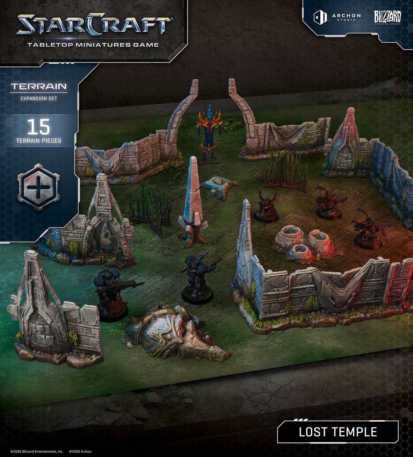StarCraft TMG Accessories - Lost Temple Terrain