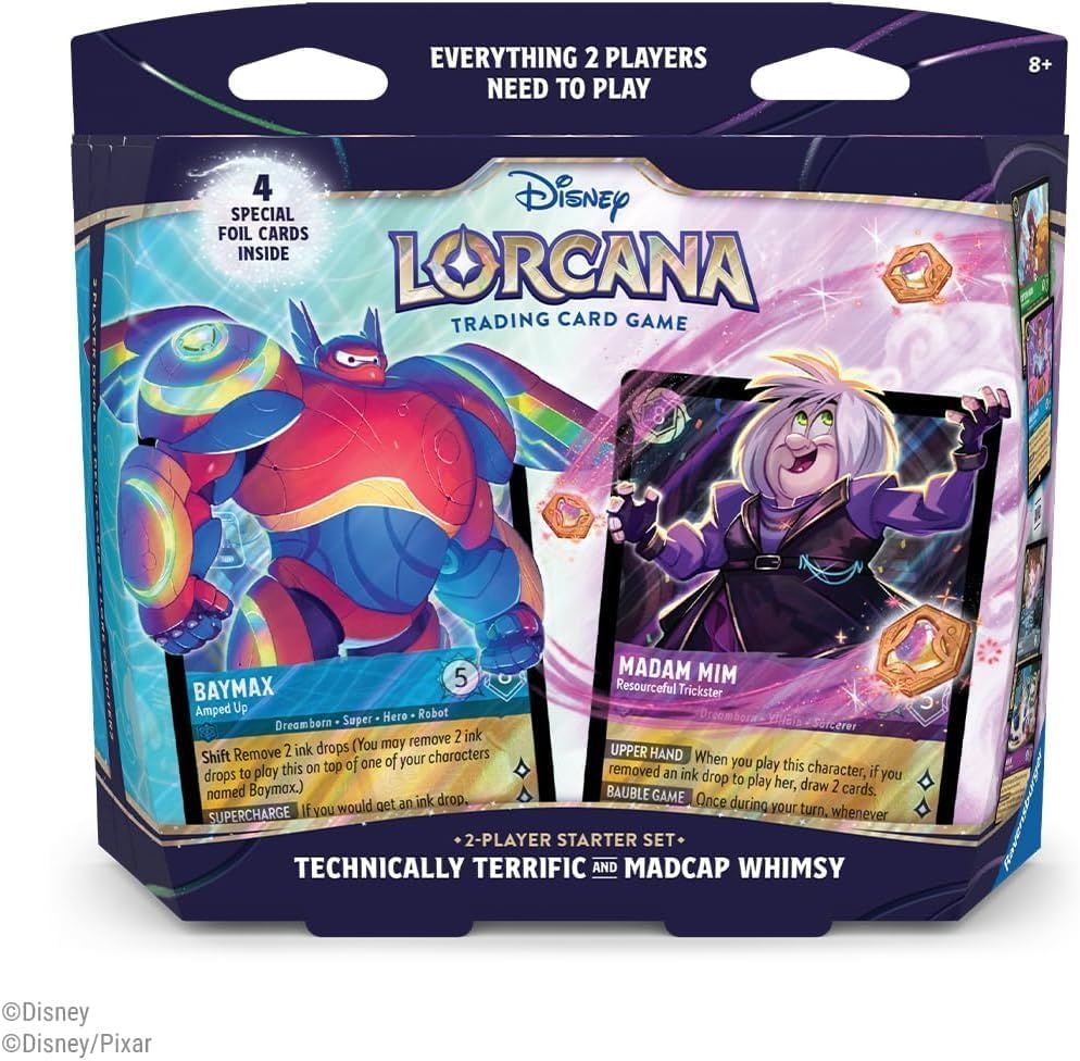 Lorcana: Hyperia City 2-Player Starter Set- Baymax &amp; Madam Mim