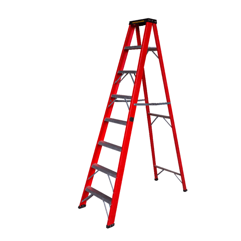 Escalera de Tijera de fibra de 8 pies / 2.4 metros