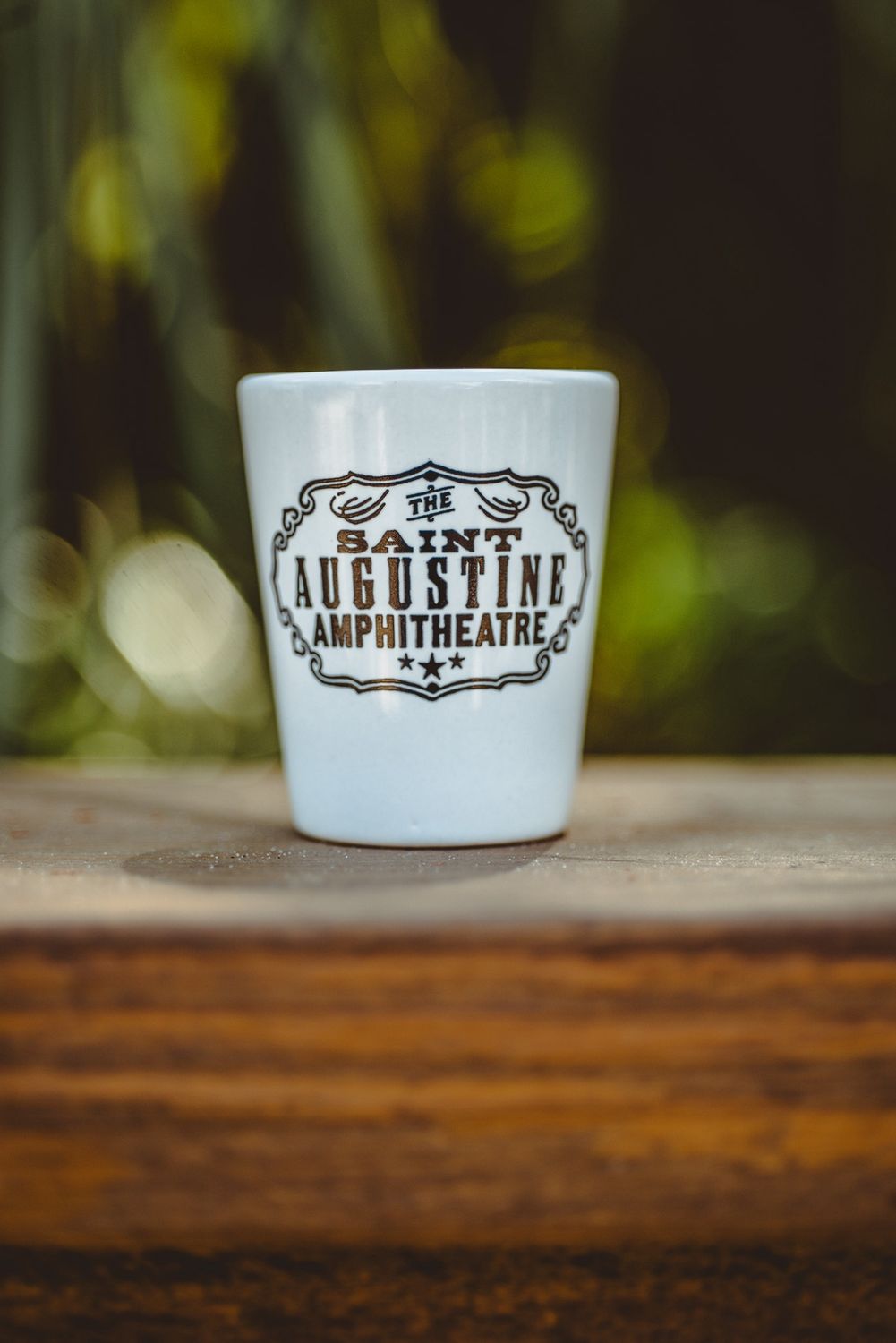 AMP CERAMIC SHOT GLASSES, Color: WHITE