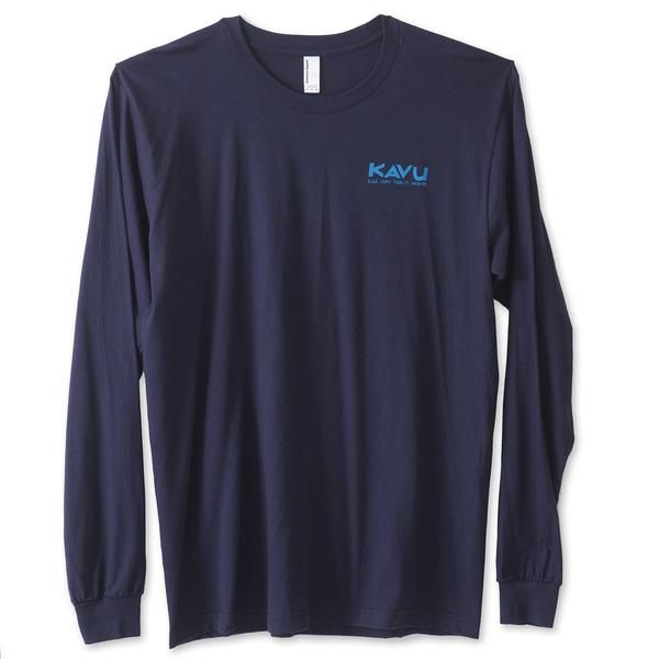 Kavu Klear Above Men&#39;s Long Sleeve Tee - Navy