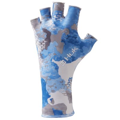 Huk Mossy Oak Refraction Sun Glove 