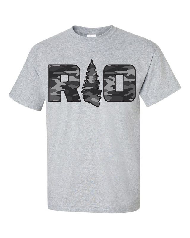 Rock Outdoors RO Grey Camo Sport Grey SS Tee