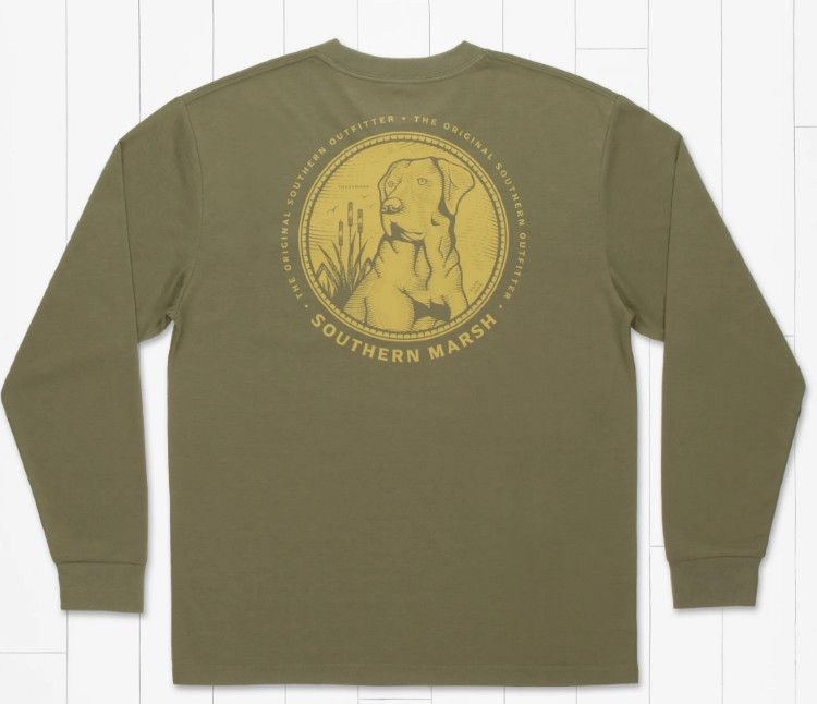 Southern Marsh Engraved Outfitter LS FieldTec Comfort Tee 