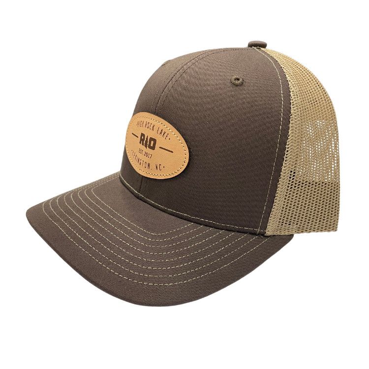 Rock Outdoors RO Oval Leather HRL Patch Mid Profile Trucker
