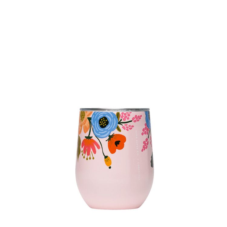 Corkcicle 12oz Stemless Rifle Paper 