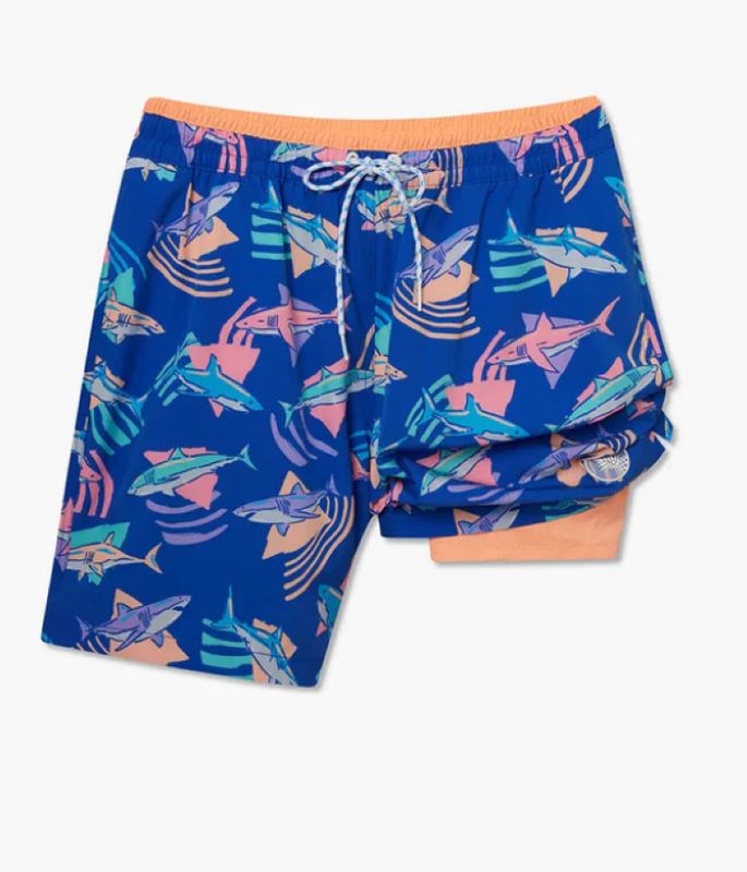 Chubbies The Daddy Sharks 7&quot; (Lined Classic Swim Trunk)