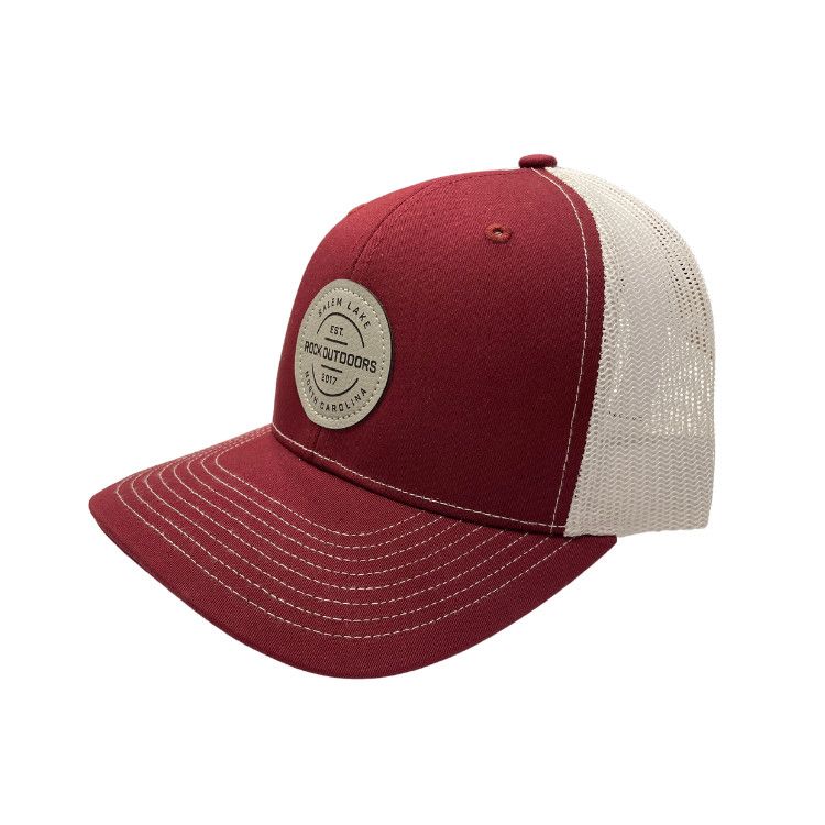 Rock Outdoors Steel Leather Patch Salem Lake Trucker Hat