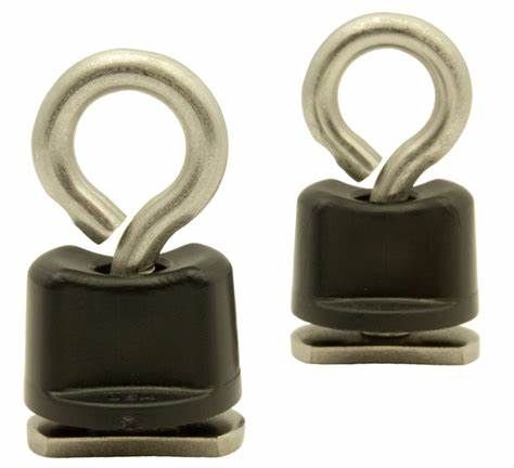 YakAttack Tie-Down Eyelet, Track Mount - 2 pack (AAP-1016)