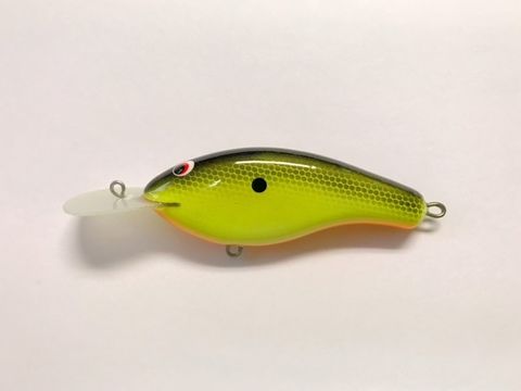 Greenfish Big G-Flat Crank Bait Chart/Black