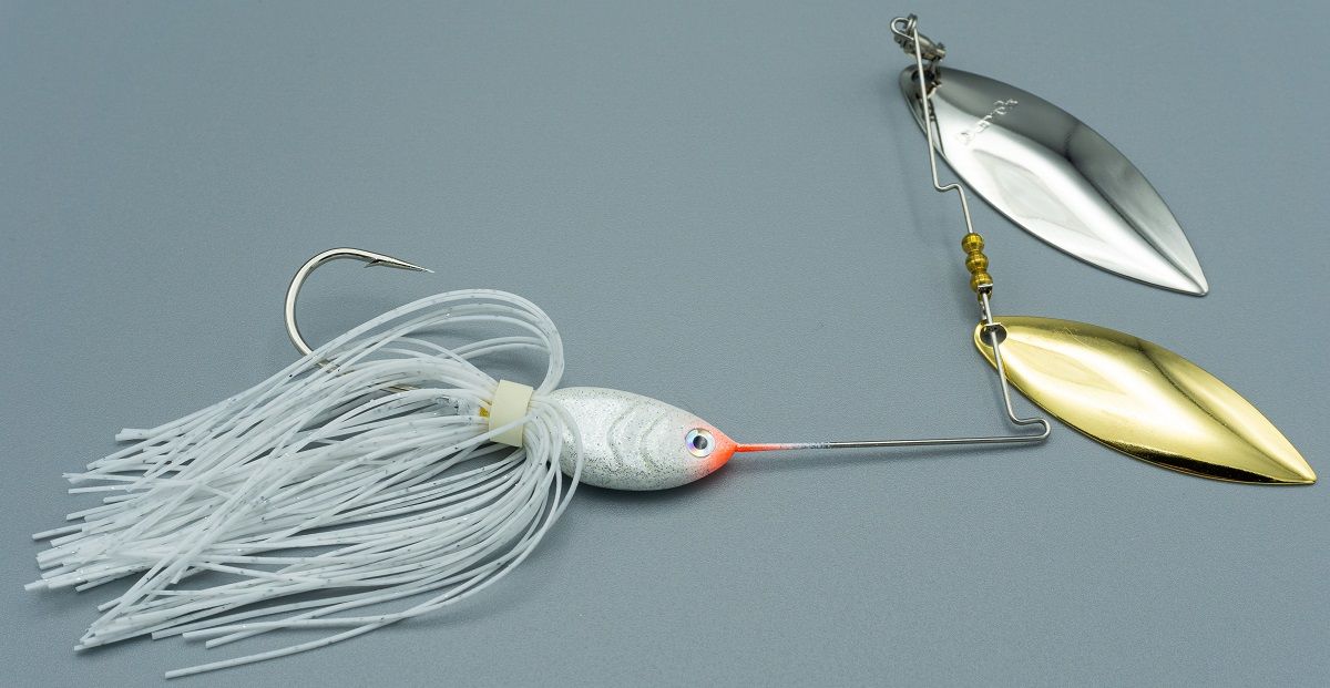 Dave's Tiger Shad 1/2 White GNZ