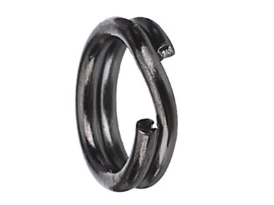 Owner Hyperwire Split Ring Size 3 - Black/Chrome Qty 14