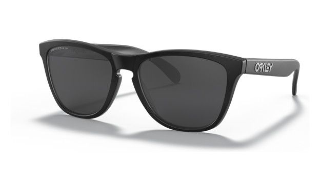 Oakley Frogskins Matte Black w/ Prizm Black Polarized