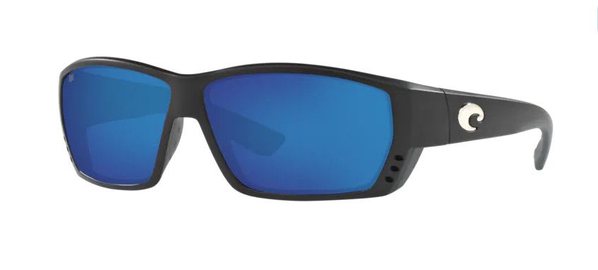 Costa Tuna Alley 11 Matte Black w/ Gray Blue Mirror 580G