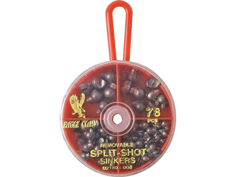 Eagle Claw Split Shot Sinker Assortment 78pcs