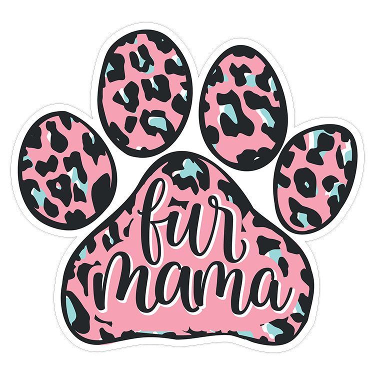 Southern Couture Fur Mama Sticker