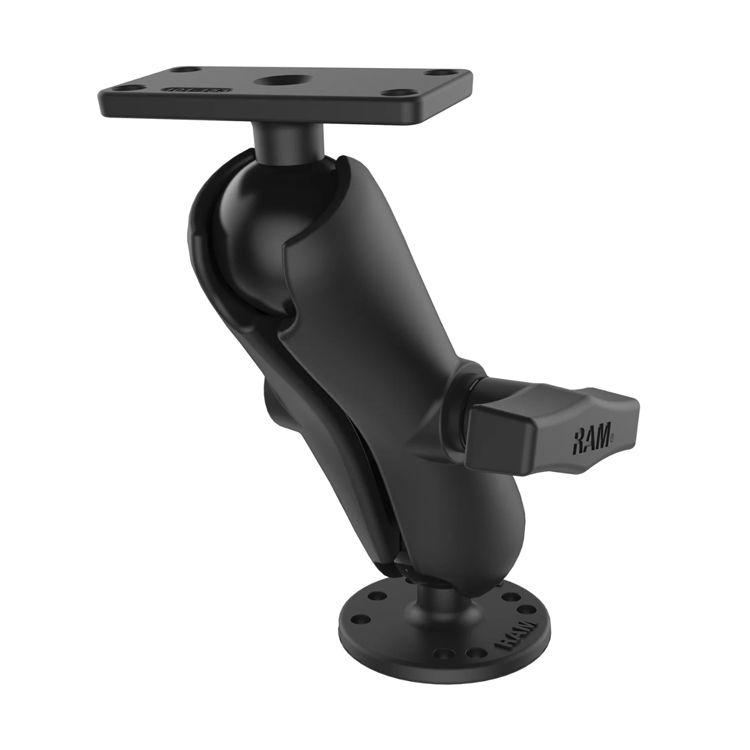 RAM® Drill-Down Double Ball Mount for Hummingbird Helix 5