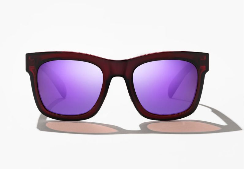 Bajío Cometa Claret Gloss Violet Mirror PC Sunglasses