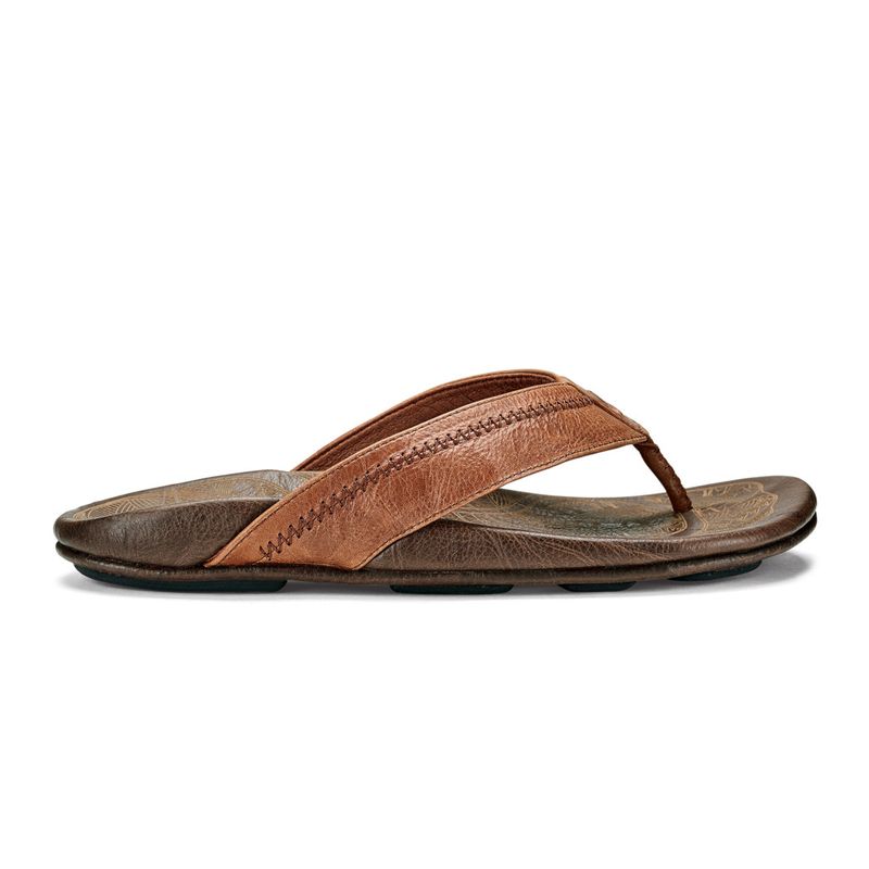 OluKai Hiapo M Rum/Dk Wood