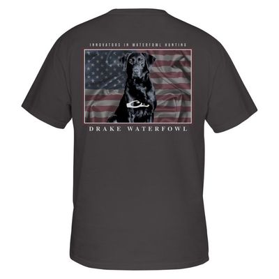 Drake American Lab SS Tee Steel Grey