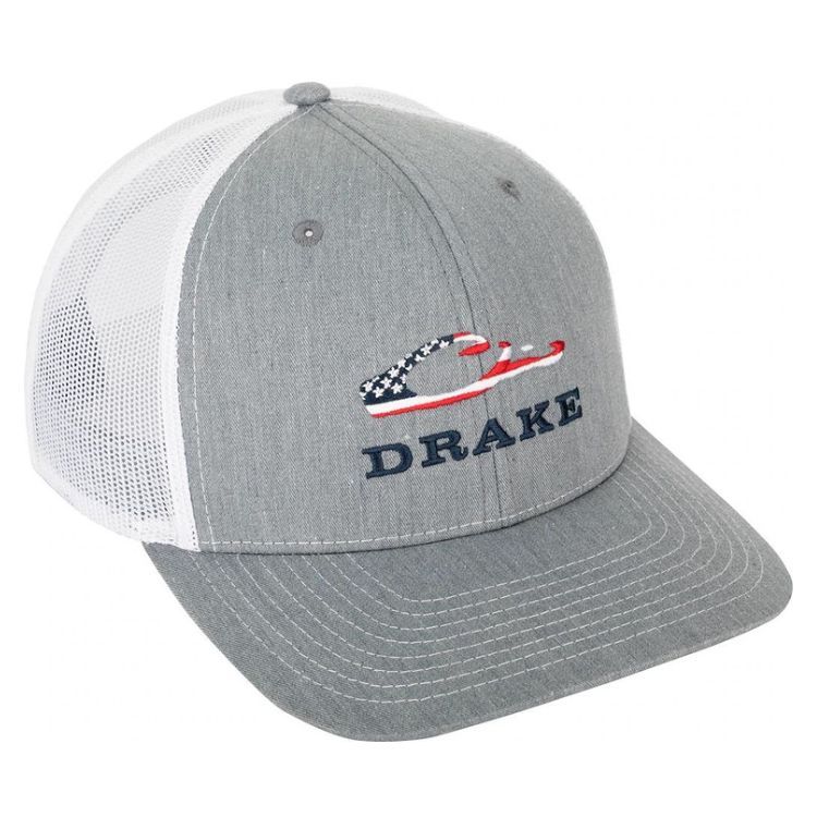 Drake Americana Cap Heather Grey / White