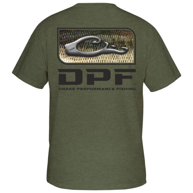 Drake DPF Bass SS Tee Sage Black Heather