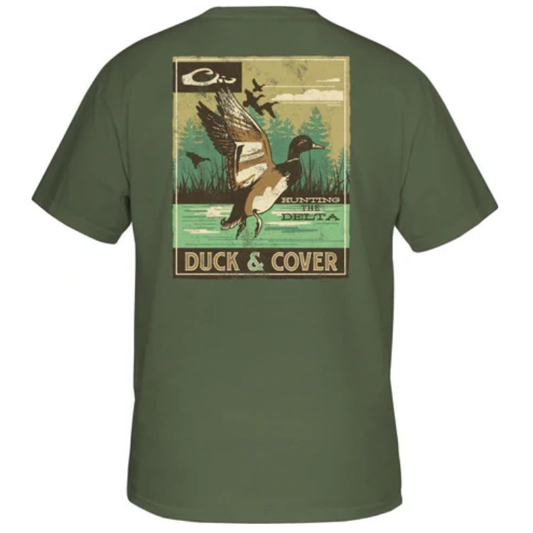 Drake Duck &amp; Cover SS Tee Deep Lichen