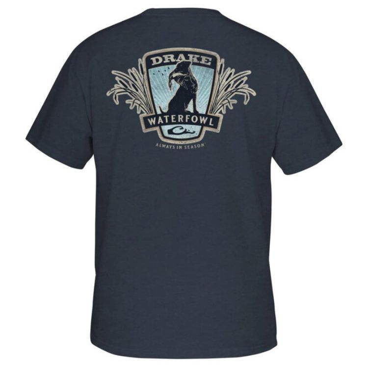 Drake Bird Dog SS Tee Vintage Indigo Black Heather