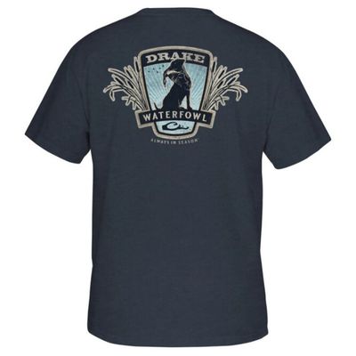Drake Bird Dog SS Tee Vintage Indigo Black Heather