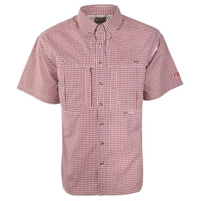 Drake Gingham Plaid Wingshooter&#39;s SS Shirt