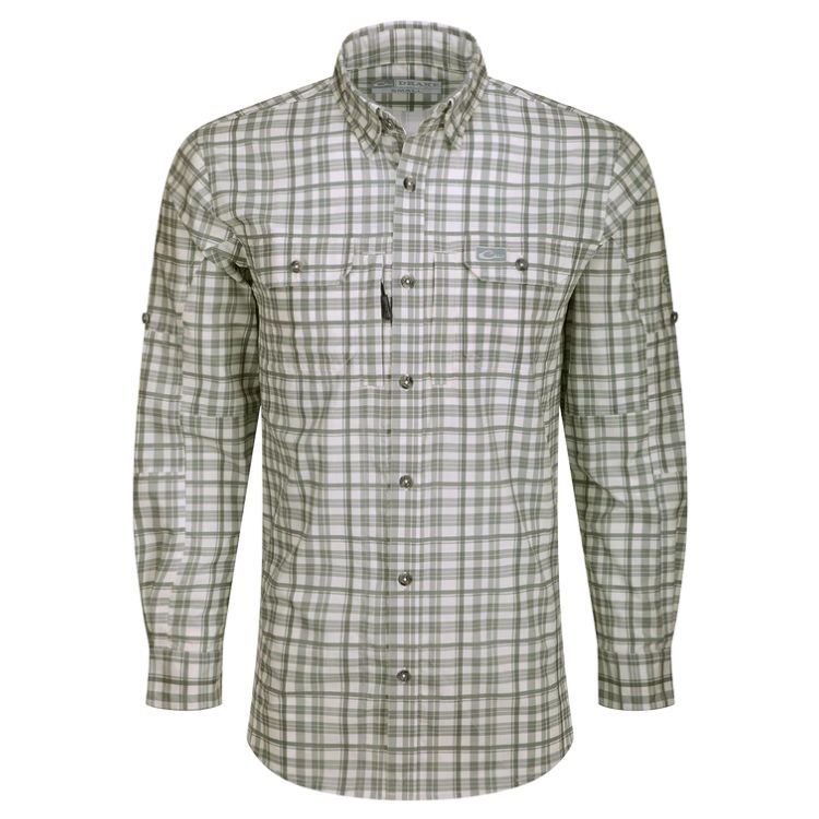 Drake Hunter Creek Window Pane Plaid LS Shirt