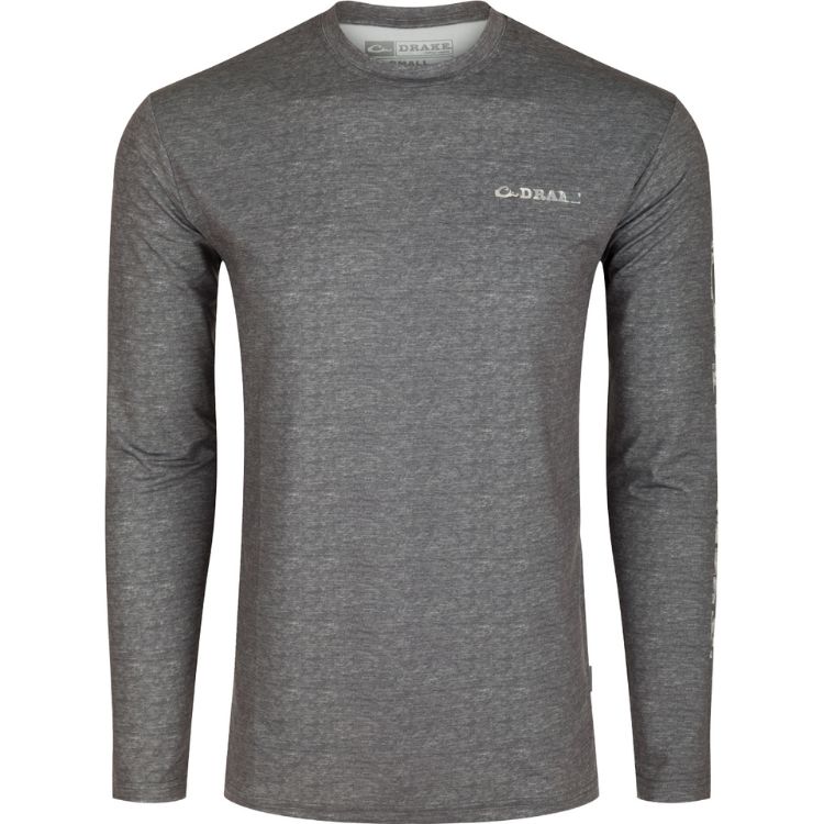 Drake Men's LS Performance Crew Print