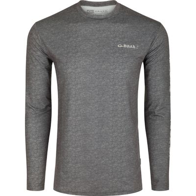 Drake Men&#39;s LS Performance Crew Print