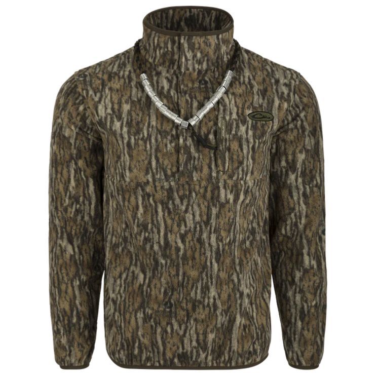 Drake Camp Fleece 1/4 Placket Pullover