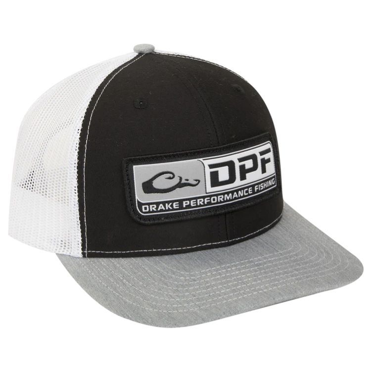 Drake DPF Mesh Back Cap Black/White/Heather