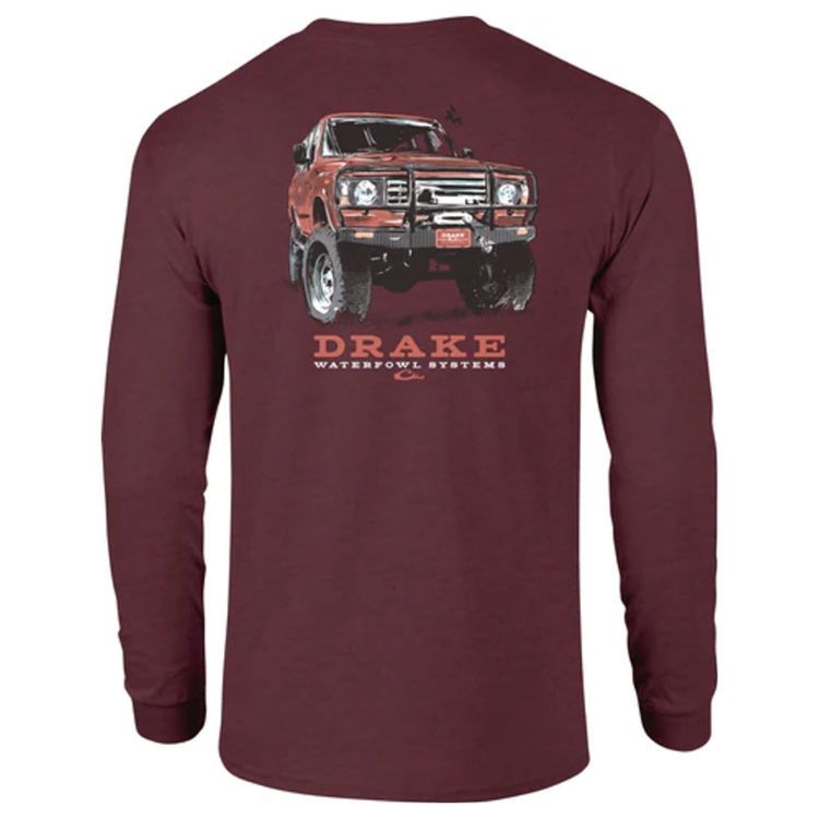 Drake Red 4x4  LS Tee