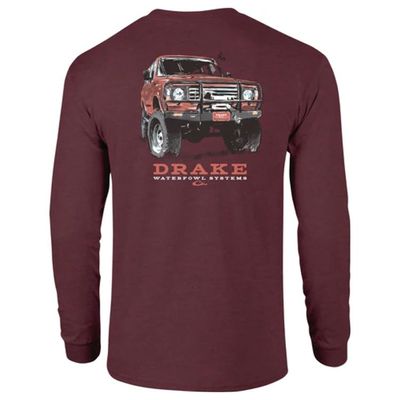 Drake Red 4x4  LS Tee