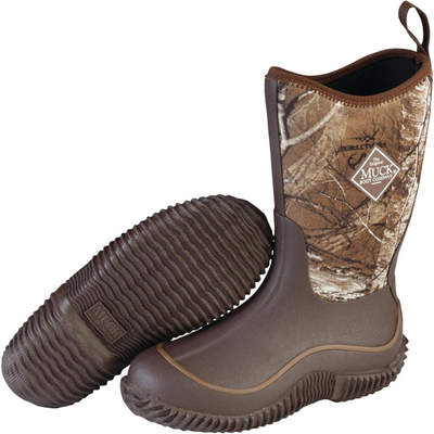 Muck YTH Kid&#39;s Hale Brown Realtree Edge Boots