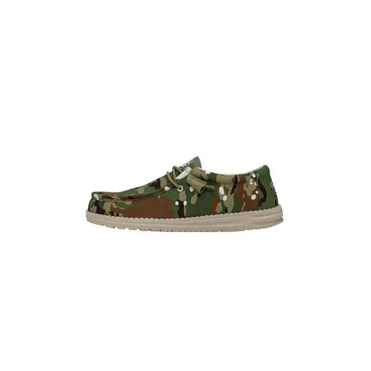 Hey Dude Wally Ripstop, Color: Multi Camo, Size: 7