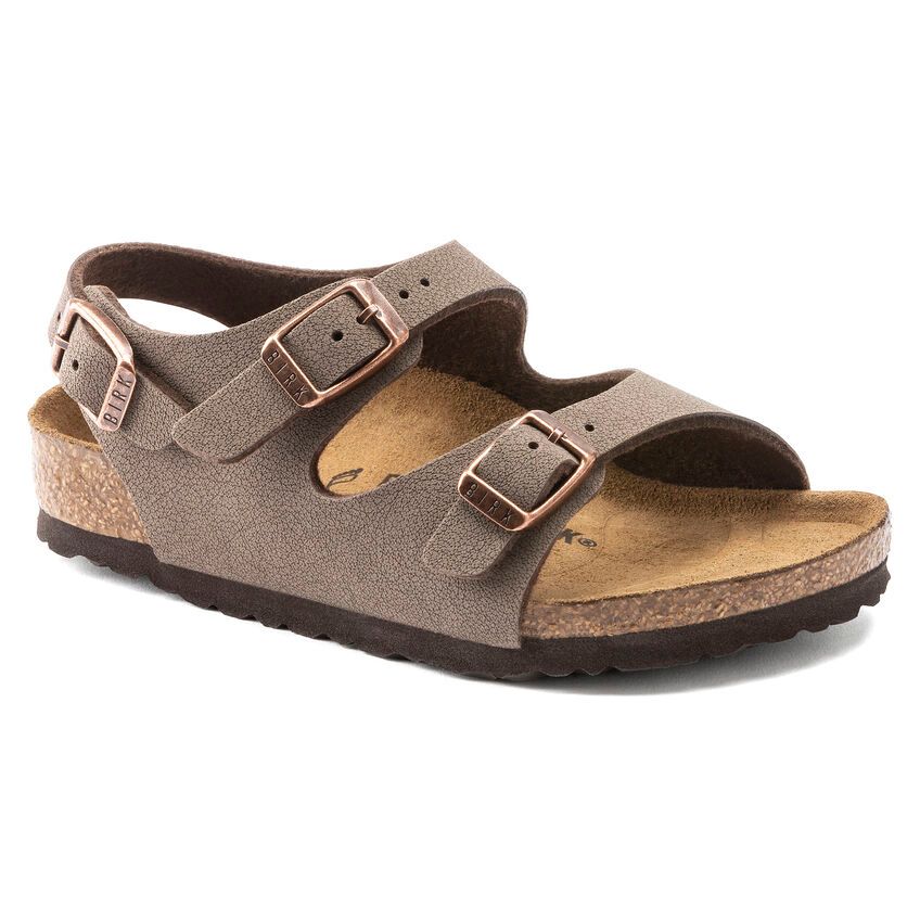 Birkenstock YTH Roma Birkibuc, Color: Mocha, Size: 24