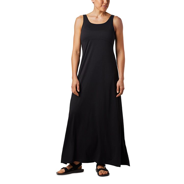 Columbia Freezer Maxi Dress, Color: Black, Size: XS